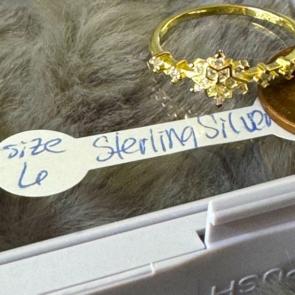 Sterling silver with CZ size 6 ring new no tags - Picture 1 of 10